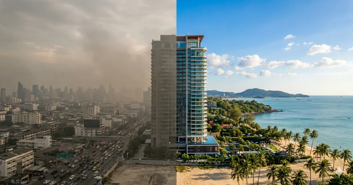 Ô nhiễm không khí PM2.5 ở Thái Lan: Những điều người mua nhà cần biết vào năm 2026