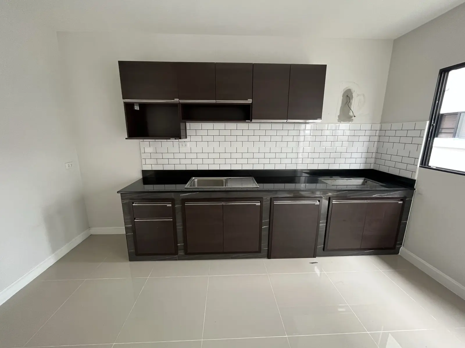Kitchen inside the house