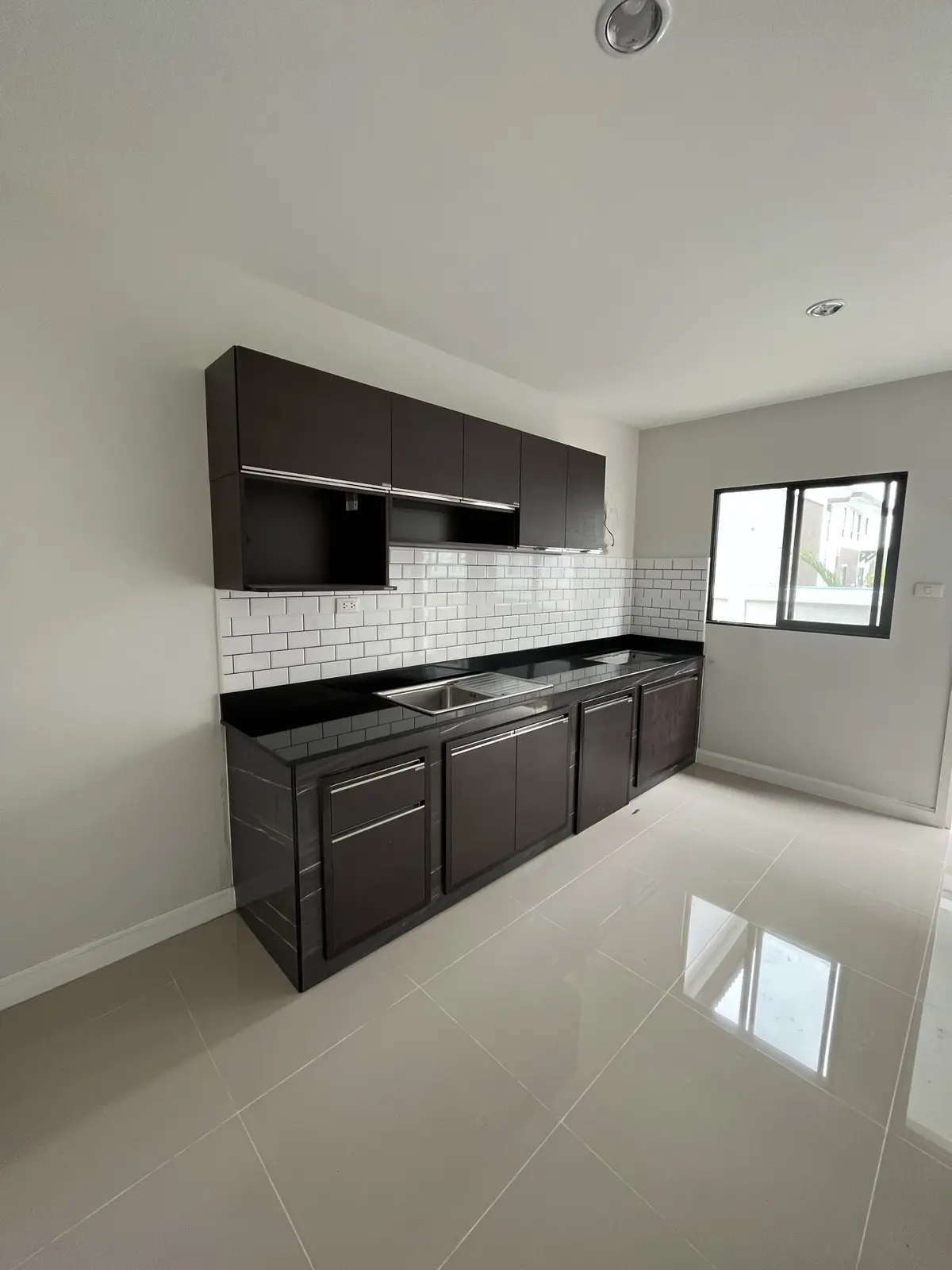 Kitchen and working area in the home