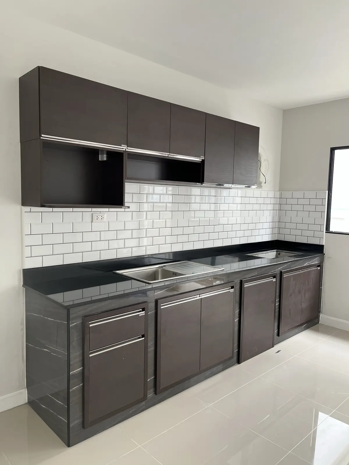 Kitchen counter and storage